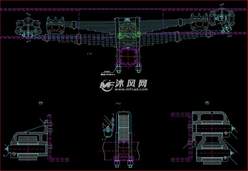 钢板弹簧的布置方案